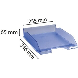 Exacompta Briefablage Combo 2 Classic eisblau transparent