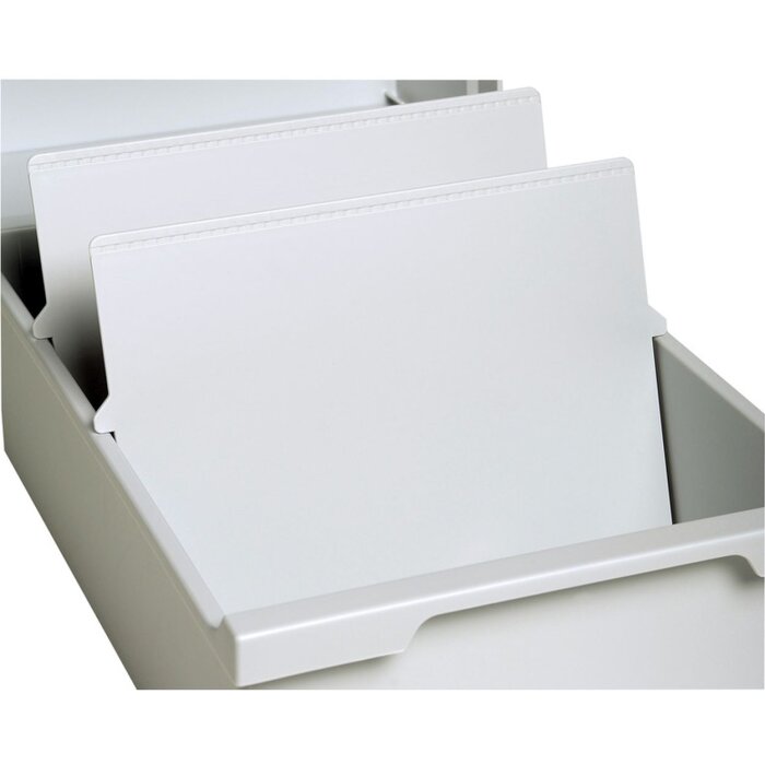 Exacompta Trennplatte DIN A4 quer Leuchtgrau