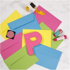 Clairefontaine Umschlag C6 Pollen 120g Karibik 20 Stück kardinalrot