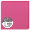Clairefontaine Doppelkarte Pollen 135x135 fuchsia Pack mit 25 Stück