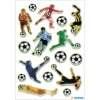 HERMA 6257 Magic 3D Sticker Fußballkicker 9x16 cm selbstklebend Fußball Motiv