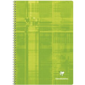 Clairefontaine Spiralbuch A4 liniert 50 Blatt sortiert