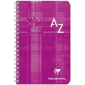 Clairefontaine Registerbuch 11x17cm 50 Blatt 90g kariert