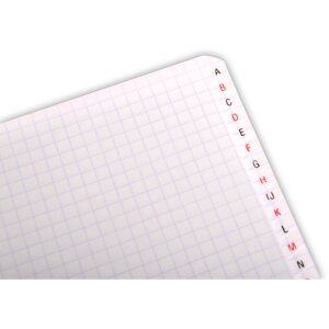 Clairefontaine Registerbuch 11x17cm 50 Blatt 90g kariert
