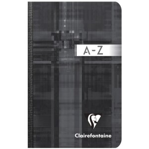 Clairefontaine Registerkladde Metric DIN A7 9x14cm 96 Blatt kariert Sortiert