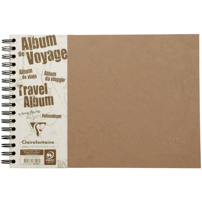 Reisealbum Age Bag DIN A4 quer braun