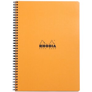 Rhodia Notizblock Doppelspirale A4 liniert