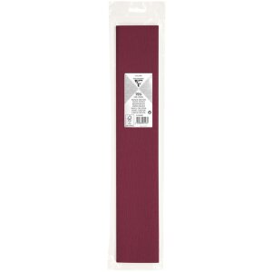 Clairefontaine Krepppapier Rolle bordeaux 250x50 cm 75%...