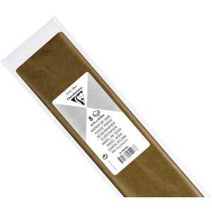 Clairefontaine Seidenpapier 50x75cm 18g Gold wasserfest 8...