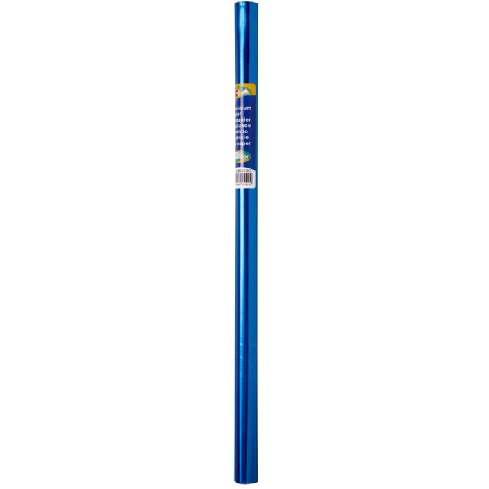 Clairefontaine Aluminiumpapier Rolle dunkelblau 0,8 x 0,5 m 90 g doppelseitig