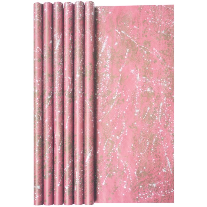 Clairefontaine 281199C Geschenkpapier Felsmotiv Braun 2,5m x 0,7m