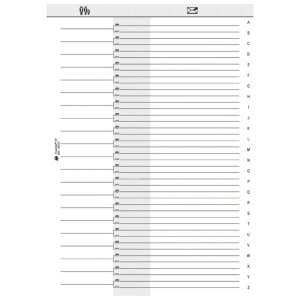 Exacompta  Exatime 11 Notizen - Notizeinlage für...