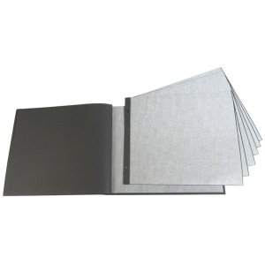 Ergänzungsblätter Exacompta schwarz 29x37 cm