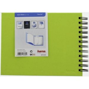 Kleinalbum Spiralalbum Fine Art 24x17 cm kiwi