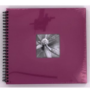 Hama Spiralalbum Fine Art pink 36x32 cm 50 schwarze Seiten