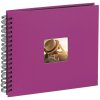 Hama Spiralalbum Fine Art pink 36x32 cm 50 schwarze Seiten