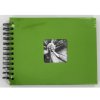 Hama Spiralalbum Fine Art apfelgrün 24x17 cm 50 schwarze Seiten