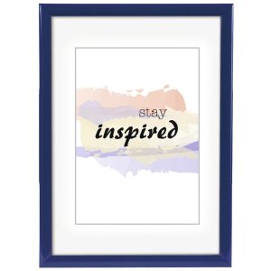 Hama Madrid Kunststoffrahmen 13x18 cm blau reflexfrei mit...