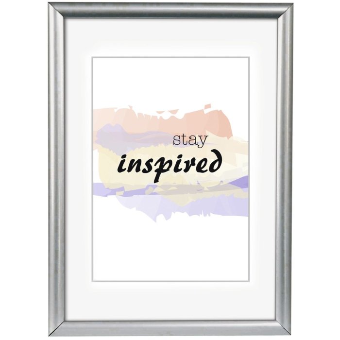 Madrid Kunststoffrahmen 13x18 cm silber