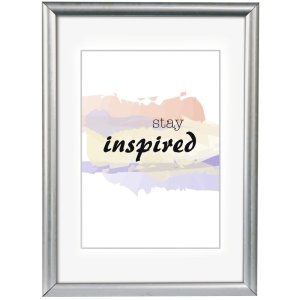 Madrid Kunststoffrahmen 13x18 cm silber