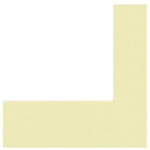 Hama Passepartout 20x28 cm 13x18 cm Vanille Weißer Schrägschnitt 1.4 mm