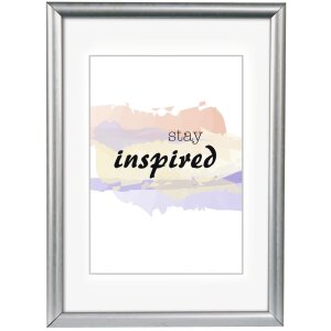 Hama Madrid Kunststoffrahmen 40x50 cm silber