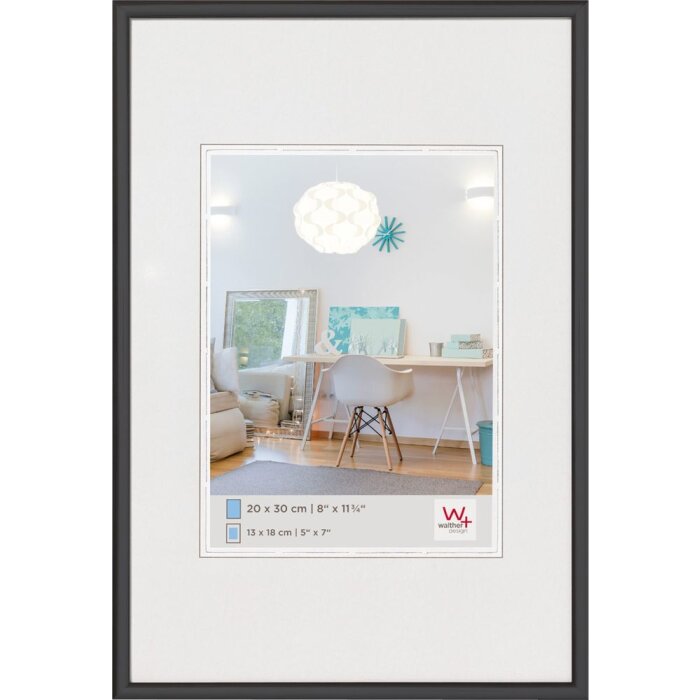 Walther Kunststoffrahmen New Lifestyle 50x70 cm Schwarz