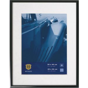 Henzo Alurahmen Portofino 40x50 cm schwarz mit...