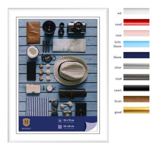 Kunststoffrahmen Napoli 50x70 cm weiß