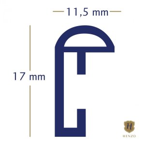 Kunststoffrahmen Napoli 50x70 cm weiß