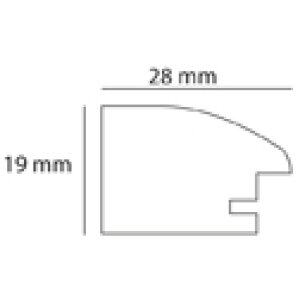 Henzo Soft Cloud Holzrahmen 15x20 cm grau