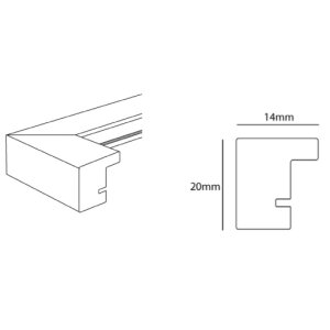 Jardin Doppelrahmen 13x18 (9x13 cm) weiß