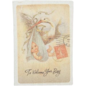 Glückwunschkarte Geburt 12,5x17,5 cm