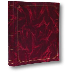 ZEP Fotoalbum Classico 29x31 cm 100 weiße Seiten Vinyleinband Goldprägung