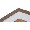 Henzo Holzrahmen DRIFTWOOD mittelbraun 13x18 cm mit Passepartout 9x13 cm