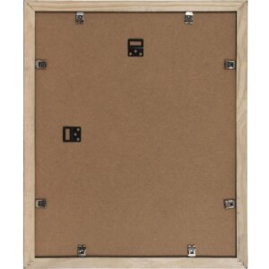 Henzo Holzbilderrahmen Driftwood 40x50 cm dunkelgrau mit Passepartout