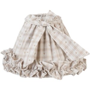 Clayre & Eef Lampenschirm beige mit Herzen 23x15 cm...