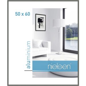 Nielsen Classic Alurahmen 50x60 cm Kontrastgrau Normalglas