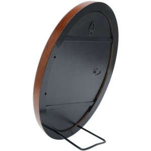 Deknudt S100H1 Bilderrahmen oval Nussbaum 13x18 cm Hoch- und Querformat