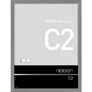 Nielsen C2 Aluminium Wechselrahmen 18x24cm struktur grau...