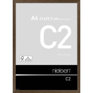 Nielsen C2 Aluminiumrahmen 21x29.7cm Walnuss Matt...