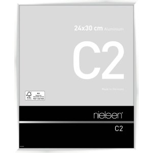 Nielsen C2 Aluminium Wechselrahmen 24x30cm Weiß Glanz