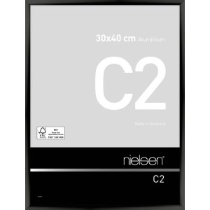 Nielsen C2 Aluminium Wechselrahmen 30x40cm schwarz glanz...