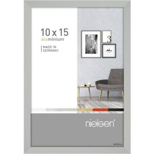 Nielsen Alurahmen Pixel 10x15 cm silber matt Premiumglas...