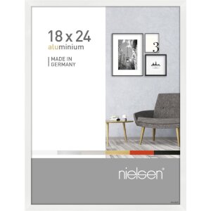 Nielsen Alurahmen Pixel 18x24 cm weiß glanz
