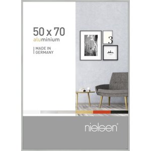 Nielsen Pixel Alurahmen 50x70 cm silber matt