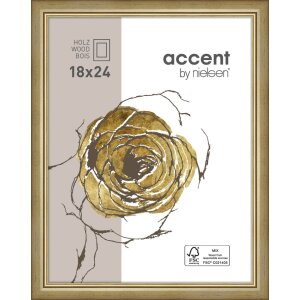 Ascot Holzrahmen 30x40 cm gold