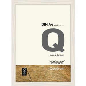 Nielsen Holz-Wechselrahmen Quadrum 21x30 cm weiß