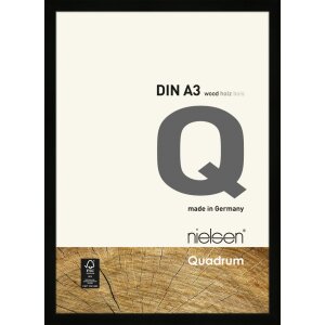 Nielsen Quadrum Holzrahmen 29,7x42cm DIN A3 schwarz...