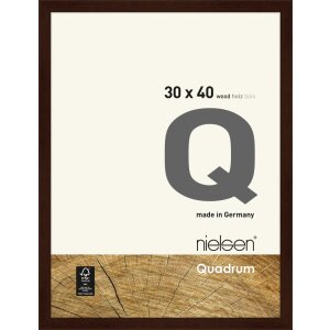 Nielsen Holz-Wechselrahmen Quadrum 30x40 cm wenge
